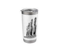Easter Island Moai Statue Monolith World Mystery Stainless Steel Insulated Tumbler