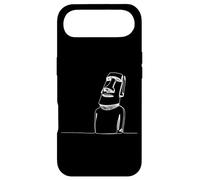 Easter Island Moai Statue One Line Art Drawing Case for iPhone Air