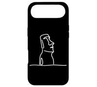Easter Island Moai Statue One Line Art Drawing Design Case for iPhone Air