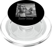 Easter Island Stone Guardians Listening PopSockets PopGrip for MagSafe