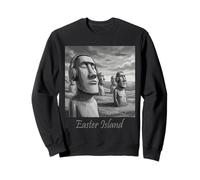 Easter Island Stone Guardians Listening Sweatshirt