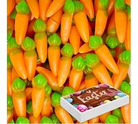 Easter Jelly Foam Carrots With Easter Box - Orange Flavour Jelly Sweets (1kg)