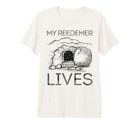 Easter Jesus Crucified Christ Resurrected Redeemer Lives Premium T-Shirt