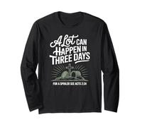 Easter Jesus He is Risen Acts 2:24 Christian Christianity Long Sleeve T-Shirt
