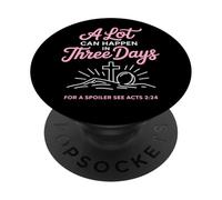 Easter Jesus He is Risen Acts 2:24 Christian Christianity PopSockets Adhesive PopGrip