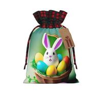 Easter Joy Holiday Printed Drawstring Pouch S For Party Wrapping, Wedding Favor, And Storage