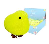 Easter Light Up Chick | 7CM Tall | Squeezable & stretchable LED Light Up Easter Toy Chick