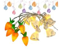 Easter Lights | Fun and Bright LED Spring Decoration - Decoration for Easter with Lights for , for Indoor and Outdoor Home Garden Balcony Window Door Vacation
