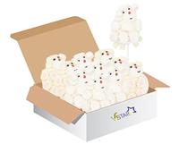 Easter Lucy Lamb Vanilla flavour Individually wrapped Mallow Lolly 35g - Perfect for Easter - cyrlm(18)