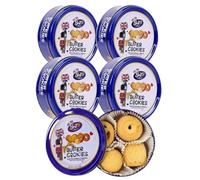 Easter Luxury Butter Cookies Assortment 140g x 5 - Biscuits Tin Gift Set - Brit Treat, Delight Gift - Great treat for Easter