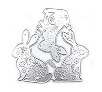 Easter Metal Cutting Dies Scrapbooking Stencil Die Cuts Card Embossing Photo Album Template Mold Decoration Craft Metal Cutting Dies for Card Making