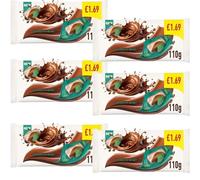 Easter Milk Chocolate Assortment - Smooth Milk Chocolate with Caramel, Salted Caramel & Cookie Crumble -gy (6 x Bar, Smooth Mint Chocolate Block Bar £1.69 PMP 110g)