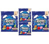 Easter Mini Eggs Chocolate Hamper - Smooth Compatible with Milk Chocolate Easter Eggs in a Crisp Sugar Shell 4 x 80g.