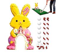 Easter Mini Golf Game | Easter Entertainment Activity - Mini Golf Course with Club & Balls,for Family Gathering Party Indoor Home Living Room Bedroom Playroom