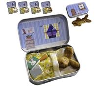 Easter Mini Plush Bunny Play, Easter Bunny Toys Hug In A Box, Little Pocket Bunnys In A Tin, Cute Rabbit Stuffed Animal Plush Toy, DIY Pet Rabbit Adoption, Easters Basket Gift Stuffer For Kids(D-)