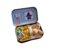 Easter Mini Plush Bunny Play, Little Pocket Bunny Hug Easter Gifts in a Box for Kids, Cute Rabbit Plush Toy in a Tin, DIY Pet Rabbit Adoption, Easter Basket Stuffer for Children (Light Brown)