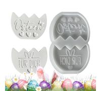Easter Mold,Bunny Easy Release Spring Craft Supplies | Silicone Easter Egg Molds Holiday Decor - for Wax Plaster Spring Holiday Home Decor Arts & Crafts Party Adults Kids