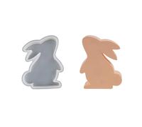Easter Mold Silicone Flexible Epoxy Resin Animal Shaped Ornament Making Silicone Mold