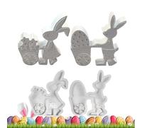 Easter Molds | Easter Bunny Shape Non-Stick Craft Tool - Epoxy Resin Molds - Voor Gym Training Sportevenementen Reizen Wedstrijden Oefening Buiten Baan