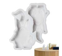 Easter Molds for Resin - Rabbit Model for Concrete Cement Casting, Epoxy Resin Model for Parties, Crafts, Hobbies, Jewellery Making and Home Decoration