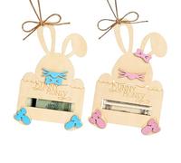Easter Money Holder, Bunny Shape Pack Kit, Easy Insert Slot with Safe Storage System, Lightweight Festive Tool Accessory, Holder with Playful Design, Money Pocket for Kids