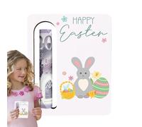 Easter Money Holder - Cute Cash Envelope Card Sleeves | Wood Money Holder Wallet | Portable Money Clip | Multifunctional Home Table Centerpiece For Living Room, Bedroom, Dining Room
