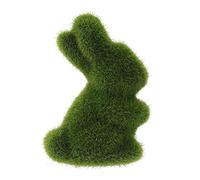 Easter Moss Statue Artificial Turf Grass Handmade Animal Figurines