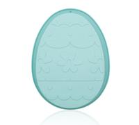 Easter Moulds | 20x15cm Big Silicone Easter Egg Bunny Moulds Easter Chocolate Mould Egg Bunny Shaped Wax Melt Soap Ice Cube Pudding Bread Cake Moulds | Easter Moulds for Air Fryer (Blue-Egg)