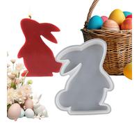 Easter Moulds | Easy Demoulding DIY Craft Tools, Cute Easter Bunny Mould Made of Silicone | for Candles Soap Plaster Epoxy Resin Home Decoration Arts and Crafts Spring Holidays Family Beginners