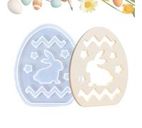 Easter Moulds - Egg Mould Hollow Rabbit Concrete Mould | The Easter Resin Mould Made of High-Quality Resin Jewellery Silicone Mould Epoxy Casting Moulds for Easter Home Decoration