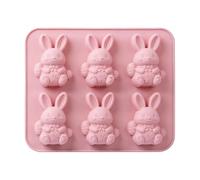 Easter Moulds, Non-Stick Craft Casting Tool with 6 Cavities - Moulds for Epoxy Resin | for Soap, Cake, Decoration, Cupcakes, Fudge, Confectionery, Pastries
