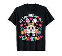 Easter My Favorite Bunnies Call Grandma Bunny for Women T-Shirt
