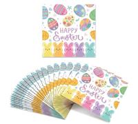 Easter Napkins 20 Pcs,2-Ply Easter Bunny Napkins,Premium Paper Easter Serviettes Napkins for Spring Party, Easters Sunday Roast & Table Decor,Soft&Absorbent NapkinsEaster