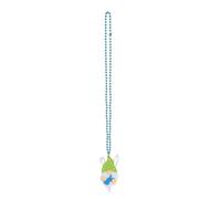 Easter Necklace Spring Family Reunion Photo Decorations Bunny Egg Party Electroplated Bead Chain (H, 51.7cm)