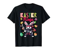 Easter Ninja Costume Bunny Boxer Matching Family Kids T-Shirt