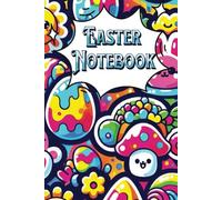 Easter Notebook: 'Hop into Spring' with this Easter themed notebook, 100 lined pages. A colourful kid's gift for an Easter basket