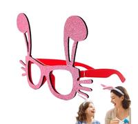 Easter Party Decoration, Chick Eggs and Rabbit Ears Glasses | Portable Party Favors, Cute Easter Accessories, Easter Glasses for Family, Friends and Co