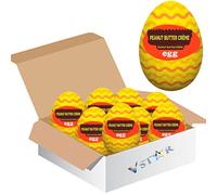 Easter Peanut Butter Creme Egg 34g - Peanut Butter Filled Milk Chocolate Egg Treat - Res (32 x Egg)