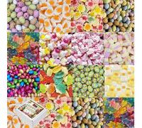 Easter Pick n Mix Sweets - Ducks, Mallows, Foiled Mini, Fried, Flowers, Bunnies, Butterflies & Creme Filled Eggs (750g)