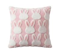 Easter Pillow Case 160G Easter Bunny Festive Design Plush Throw Pillow Case Sofa Covers For Home, Apartment, Hotel, Bedroom, Sofa, Spring, And