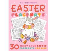 Easter Placemats: Happy Easter Paper Placemats | Easter Placemats for Kids | Easter Coloring Placemats for Kids | Color Your Own Placemats for Kids ... Easter Egg Coloring Book for Kids Ages 4-12
