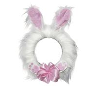Easter Plush Bunny Holiday Wreath Wall Decor, Rabbit Spring Festive Ornament, Seasonal Door Decorations, for Wall Fireplace Entryway Homeowners Home Office Apartment Coffee Shop Living Room