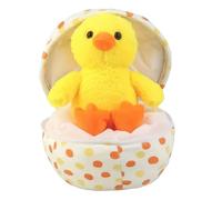 Easter Plush Collectible - Zip Up Egg Stuffed Animal, Charming Soft Toy | Suitable For Decorating Living Room Bedroom Nursery Study Shelf Table Bed Couch Women Men Kids Teens Adults Gift