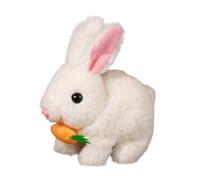 Easter Plush Stuffed Bunny, Electronic Pet Plush Toy, Bunny With Sound And Wiggle Ear Motion Design, Preschool Kids Learning Development Toy, Soft Animal Companion, for Children Play Use