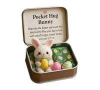 Easter Plush Toy, Soft And Comfortable, 10x7x2.5cm, Mini Cute Doll In A Box, Easter Basket Stuffer, Giftable Present, Encouragement Keepsake, For Family Friends Holiday Surprise