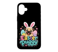 Easter Pug Cute Pug Easter Puggy Kids Case for iPhone 16 Plus