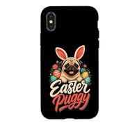 Easter Pug Cute Pug Easter Puggy Kids Case for iPhone X/XS