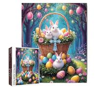 Easter Puzzle, Enhances Logical Thinking, 1000 Pieces, Easter Jigsaw, Wall Art Puzzle, Family Entertainment, For Living Room, Bedroom, Study, Apartment