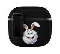 Easter Rabbit Bunny Golf Ball Cute Case PC Earbud Cases Protective Cover Compatible for AirPods 4