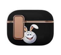 Easter Rabbit Bunny Golf Ball Printed Case Compatible for Airpods Pro 2 Earbud Cases Earphone Protective Covers